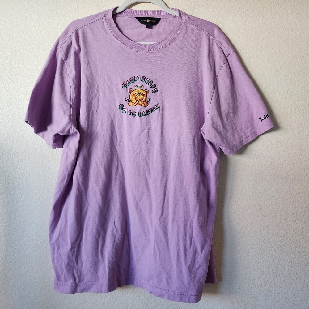 Teddy Fresh Good Bears Go To Heaven Tee L